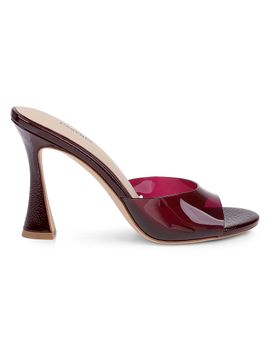 L'AGENCE Women's Avery 100MM Curved-Heel Sandals