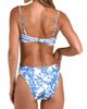 L'AGENCE Women's Baroque Krysta Printed Bandeau Bikini Top - 6