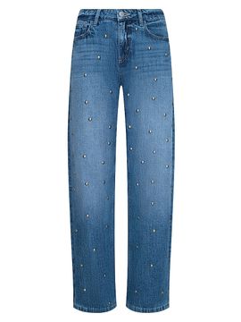 L'AGENCE Women's Bex Studded Rodeo Jeans