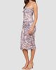 L'AGENCE Women's Caprice Butterfly Wing-Print Ruched Midi Dress - 3