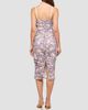 L'AGENCE Women's Caprice Butterfly Wing-Print Ruched Midi Dress - 4