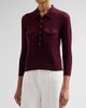 L'AGENCE Women's Carine Pointelle-Knit Sweater - 4
