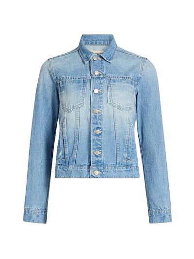 L'AGENCE Women's Celine Slim-Fit Denim Jacket
