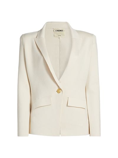 L'AGENCE Women's Chamberlain Knit Blazer