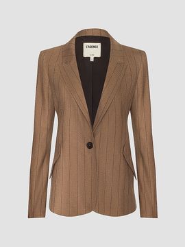 L'AGENCE Women's Chamberlain Striped Blazer