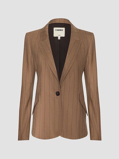 L'AGENCE Women's Chamberlain Striped Blazer