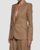 L'AGENCE Women's Chamberlain Striped Blazer - 5