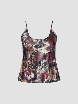 L'AGENCE Women's Charmy U-Neck Cami Top