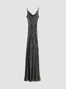 L'AGENCE Women's Christine Sheer Floral Burnout Maxi Dress