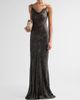 L'AGENCE Women's Christine Sheer Floral Burnout Maxi Dress - 2