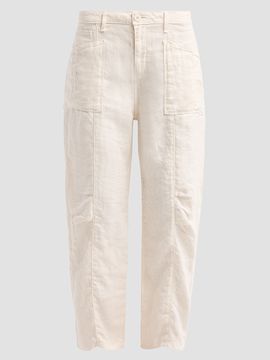 L'AGENCE Women's Cody Rodeo Linen High-Rise Barrel Pants
