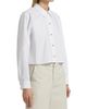 L'AGENCE Women's Cosette Crop High-Low Shirt - 4