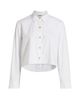 L'AGENCE Women's Cosette Crop High-Low Shirt - 8