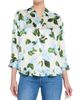 L'AGENCE Women's Dani Hydrangea Silk Blouse - 3