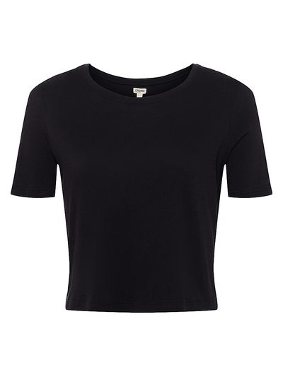 L'AGENCE Women's Donna Crewneck T-Shirt