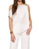 L'AGENCE Women's Driselle Satin Scarf Top - 3