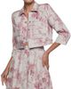 L'AGENCE Women's Eda Toile Linen Crop Jacket - 3