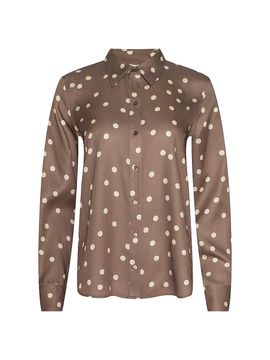 L'AGENCE Women's Ellery Polka Dot Blouse