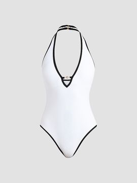 L'AGENCE Women's Fine Line Breana One-Piece Swimsuit