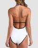 L'AGENCE Women's Fine Line Breana One-Piece Swimsuit - 3