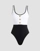 L'AGENCE Women's Fine Line Mila One-Piece Swimsuit - 1