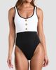 L'AGENCE Women's Fine Line Mila One-Piece Swimsuit - 4