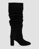 L'AGENCE Women's Fletcher 80MM Ruched Suede Knee-High Boots - 1