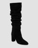 L'AGENCE Women's Fletcher 80MM Ruched Suede Knee-High Boots - 2