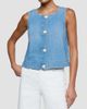 L'AGENCE Women's Foster Denim Sleeveless Top - 4