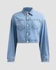 L'AGENCE Women's Gaines Balloon Sleeve Crop Jacket - 6