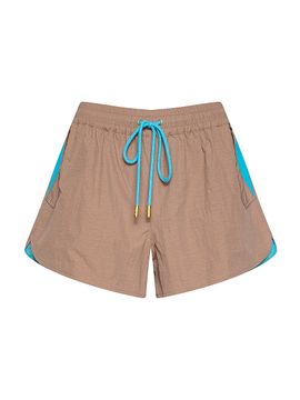 L'AGENCE Women's Grayson Dolphin-Hem Drawstring Shorts