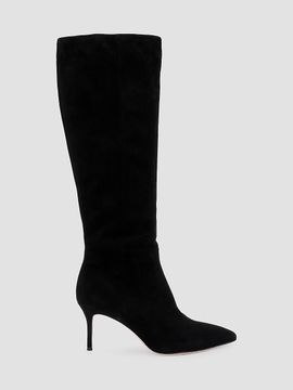 L'AGENCE Women's Herald 75MM Suede Knee-High Boots