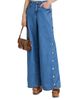 L'AGENCE Women's Jennings Side-Snap High-Rise Wide-Leg Jeans - 3