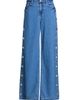 L'AGENCE Women's Jennings Side-Snap High-Rise Wide-Leg Jeans - 8