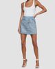 L'AGENCE Women's Jolene Crystal-Fringe Mini Skirt - 2