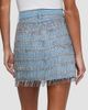 L'AGENCE Women's Jolene Crystal-Fringe Mini Skirt - 3