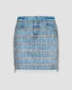 L'AGENCE Women's Jolene Crystal-Fringe Mini Skirt - 6