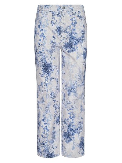 L'AGENCE Women's June Ultra-High-Rise Crop Stovepipe Jeans