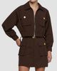 L'AGENCE Women's Kade Cargo Pocket Windbreaker Jacket - 4