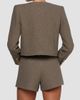 L'AGENCE Women's Kahlia Textured Collarless Jacket - 3