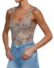 L'AGENCE Women's Kalea Leopard-Print Bodysuit - 4