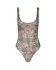 L'AGENCE Women's Kalea Leopard-Print Bodysuit - 6