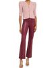 L'AGENCE Women's Kendra Coated High-Rise Crop Flare Pants - 2