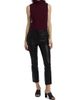 L'AGENCE Women's Ketra Leather Baby Boot-Cut Trousers - 2