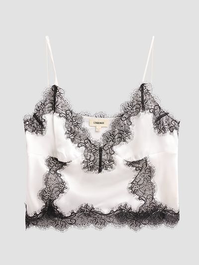 L'AGENCE Women's Kimber Lace-Detail Camisole