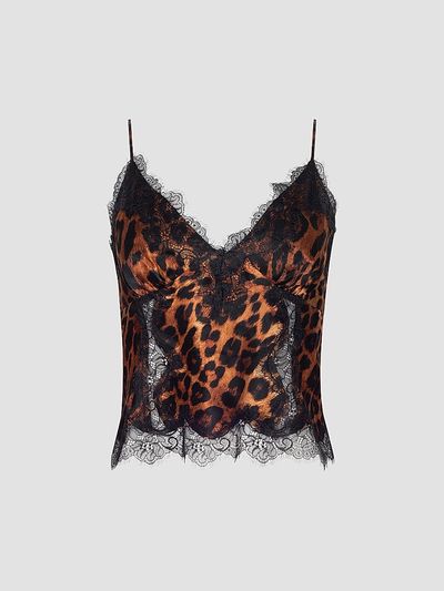 L'AGENCE Women's Kimber Lace Insert Camisole