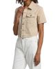 L'AGENCE Women's Kirstie Stretch Cotton Short-Sleeve Crop Jacket - 4