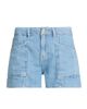 L'AGENCE Women's Kyra Cotton High-Rise Denim Shorts - 1