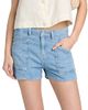 L'AGENCE Women's Kyra Cotton High-Rise Denim Shorts - 3