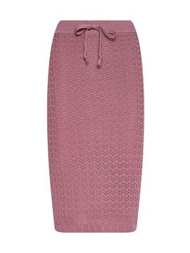 L'AGENCE Women's Lacen Pointelle-Knit Midi-Skirt